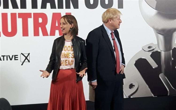 Boris Johnson in Detling with Helen Whately (53635900)
