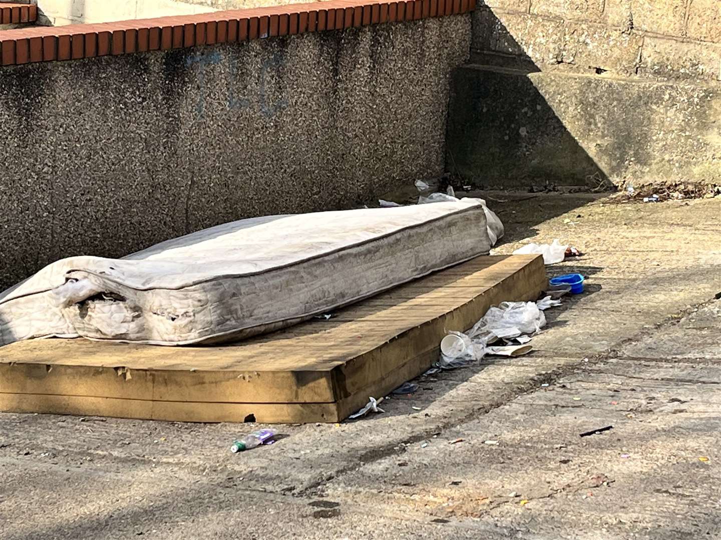 Fly-tipping on Coronation Road, Chatham