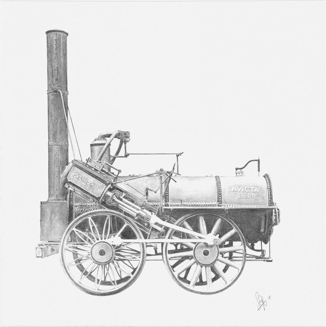 A pencil drawing of Invicta by Sarah Louise Dunn (11503738)