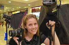 Stacey Wimbledon-Emig, from Starlight Studios, at Dartford's Priory Shopping Centre