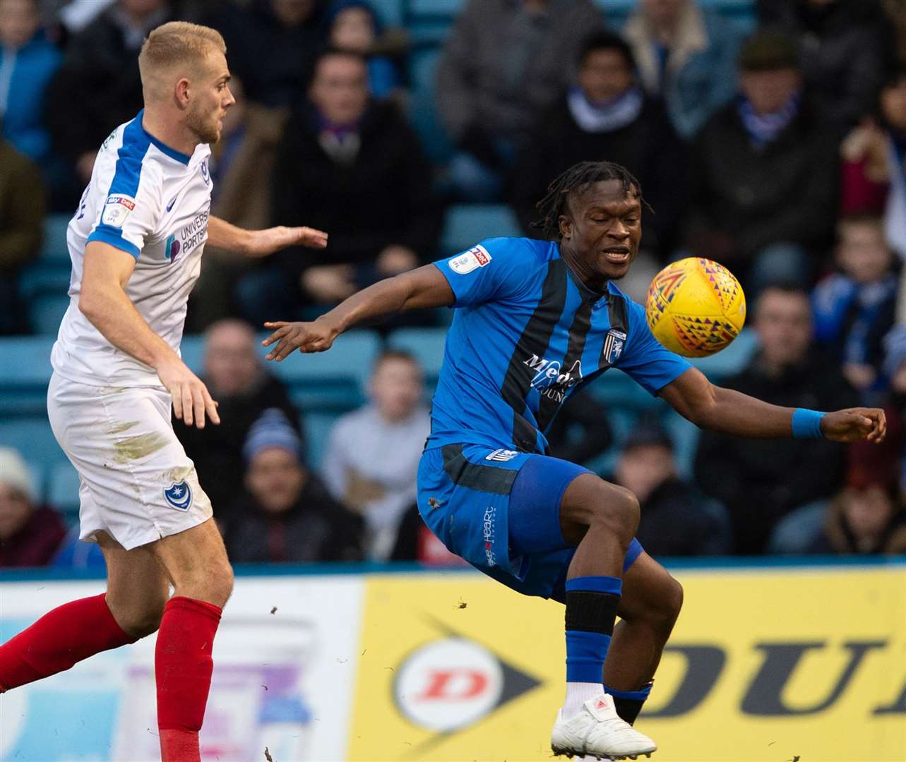 Noel Mbo has found first-team opportunities limited at Priestfield Picture: Ady Kerry