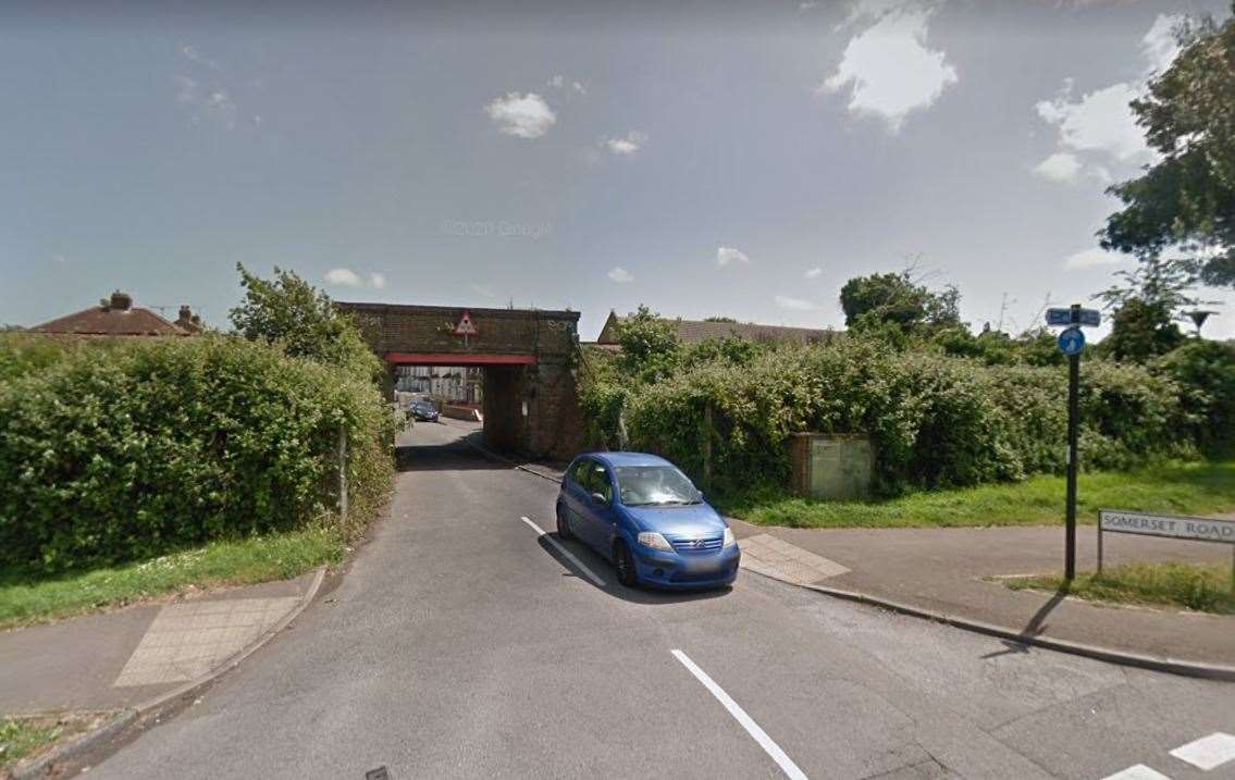 The incident happened in the Somerset Road area of Walmer, Deal. Picture: Google Street View
