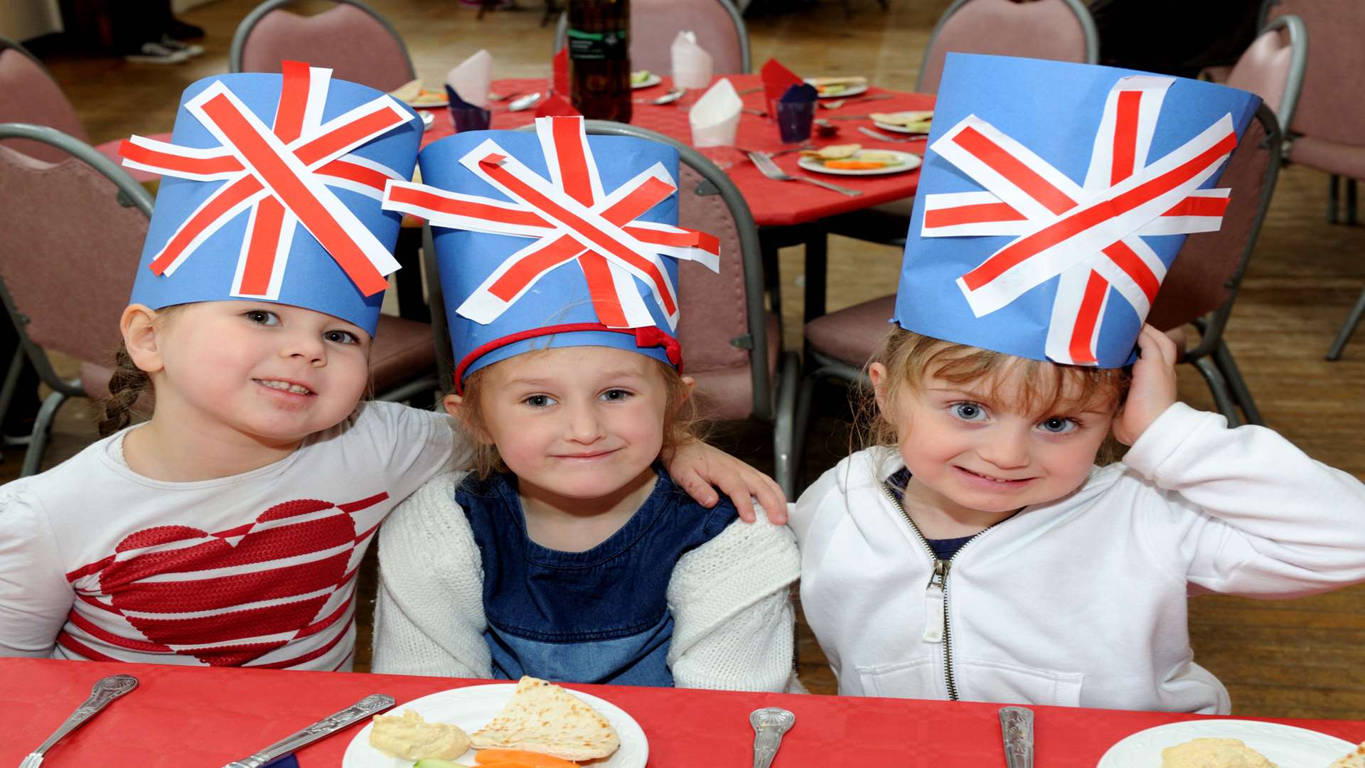 Children from St Anselm's Primary organised a banquet to celebrate Queen's birthday