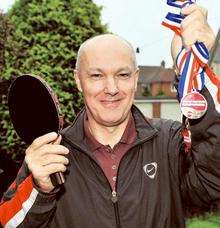 Paul Waumsley won two gold medals and one bronze medal in the national disabled table tennis championships