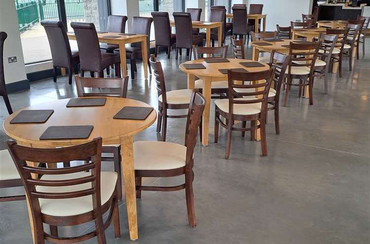 Inside the new Mote Park cafe. Picture: Maidstone council
