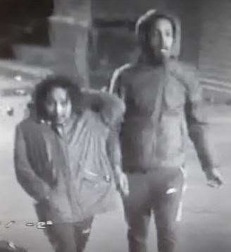 Police want to speak to these two people following an attack on Friday. Picture: Kent Police