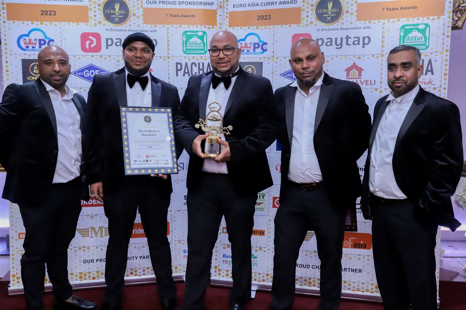 The team at Prince of India won an award. Picture: Mez Captures