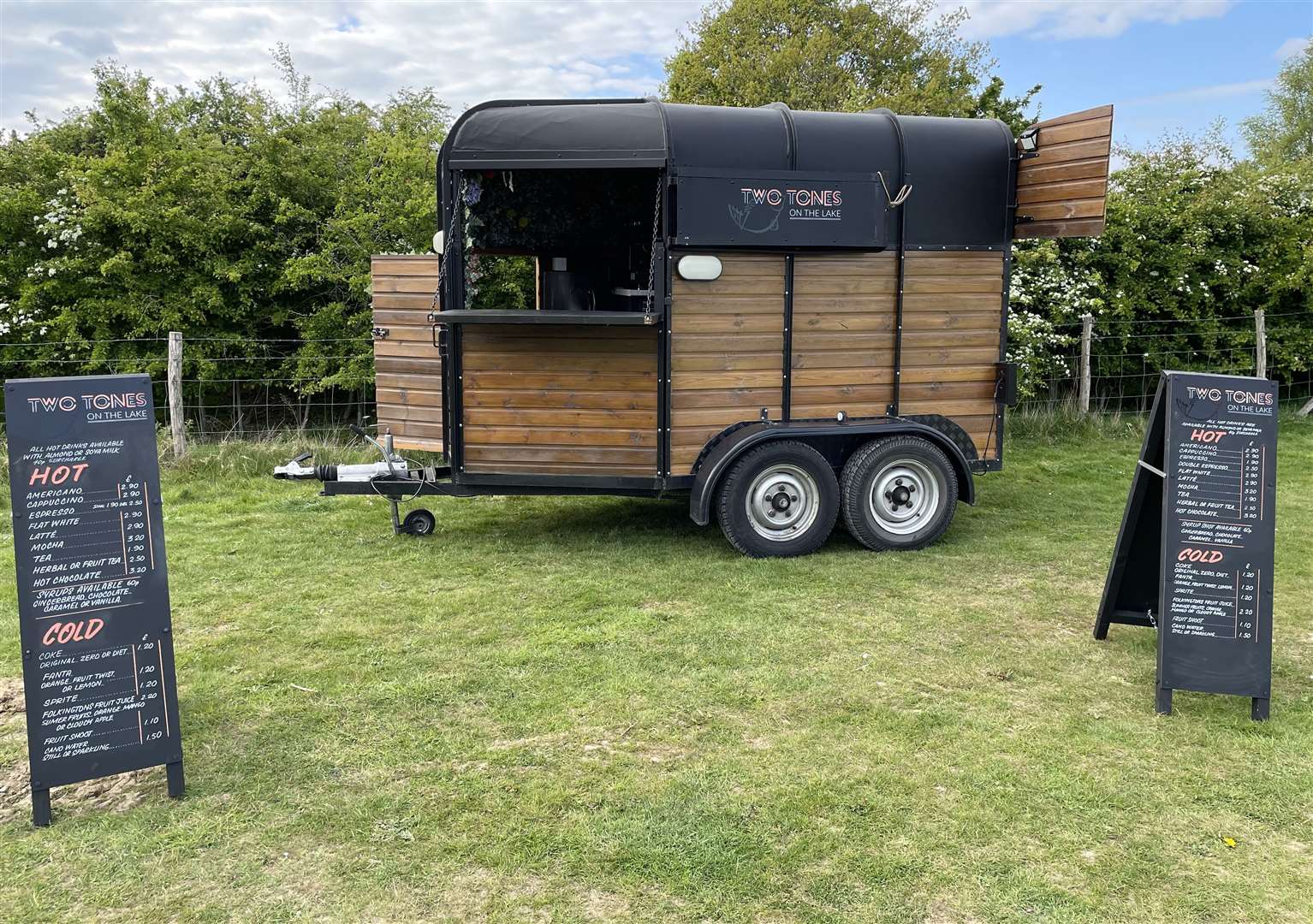 Coffee will be served from a converted horsebox