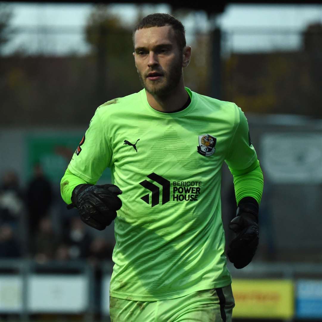 Keeper Ryan Sandford is back in the game thanks to Dartford. Picture: Steve Terrell