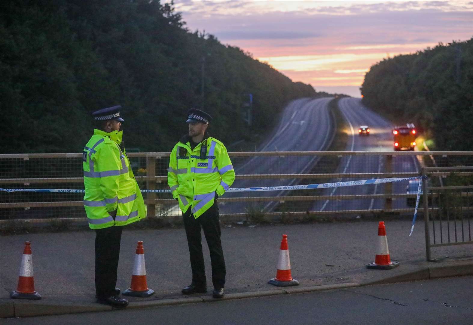 Man dies after being hit by lorry on A249