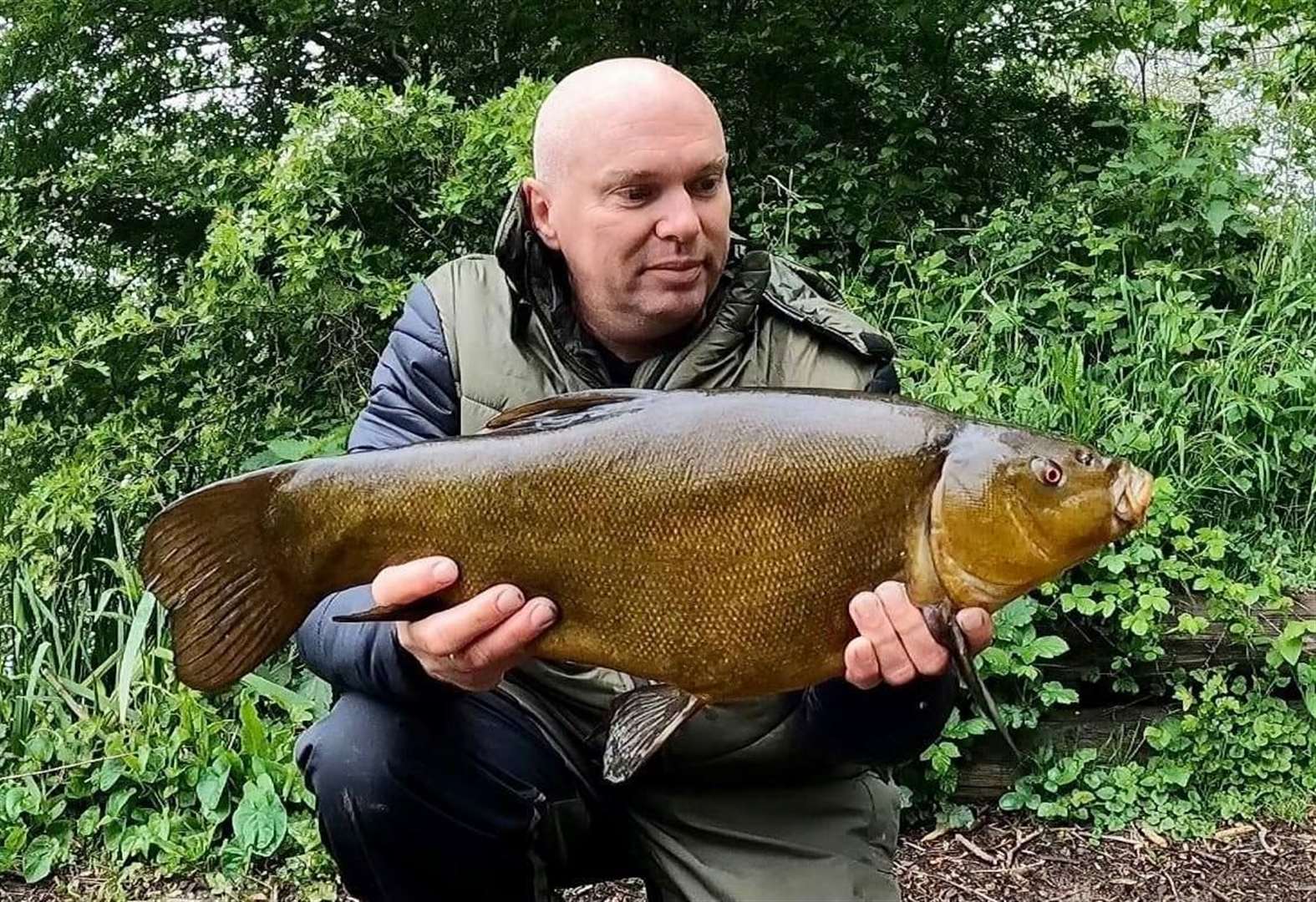Wesley Shrubsole angling: A great catch of tench