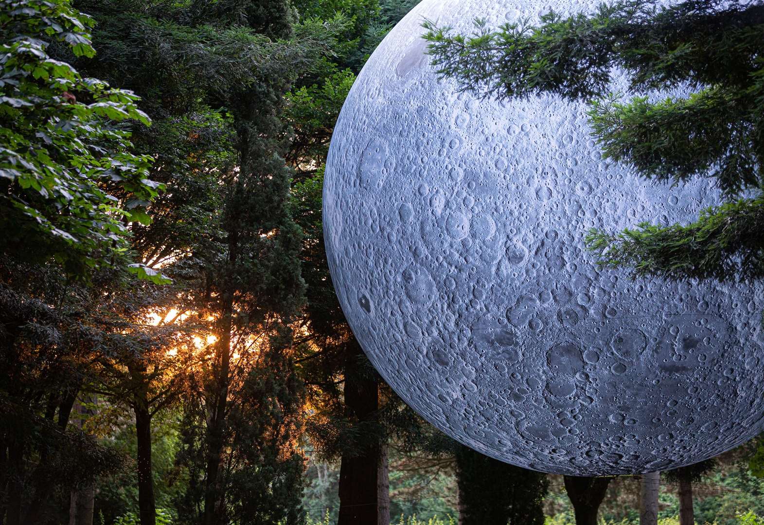 Museum of the Moon to be displayed outdoors