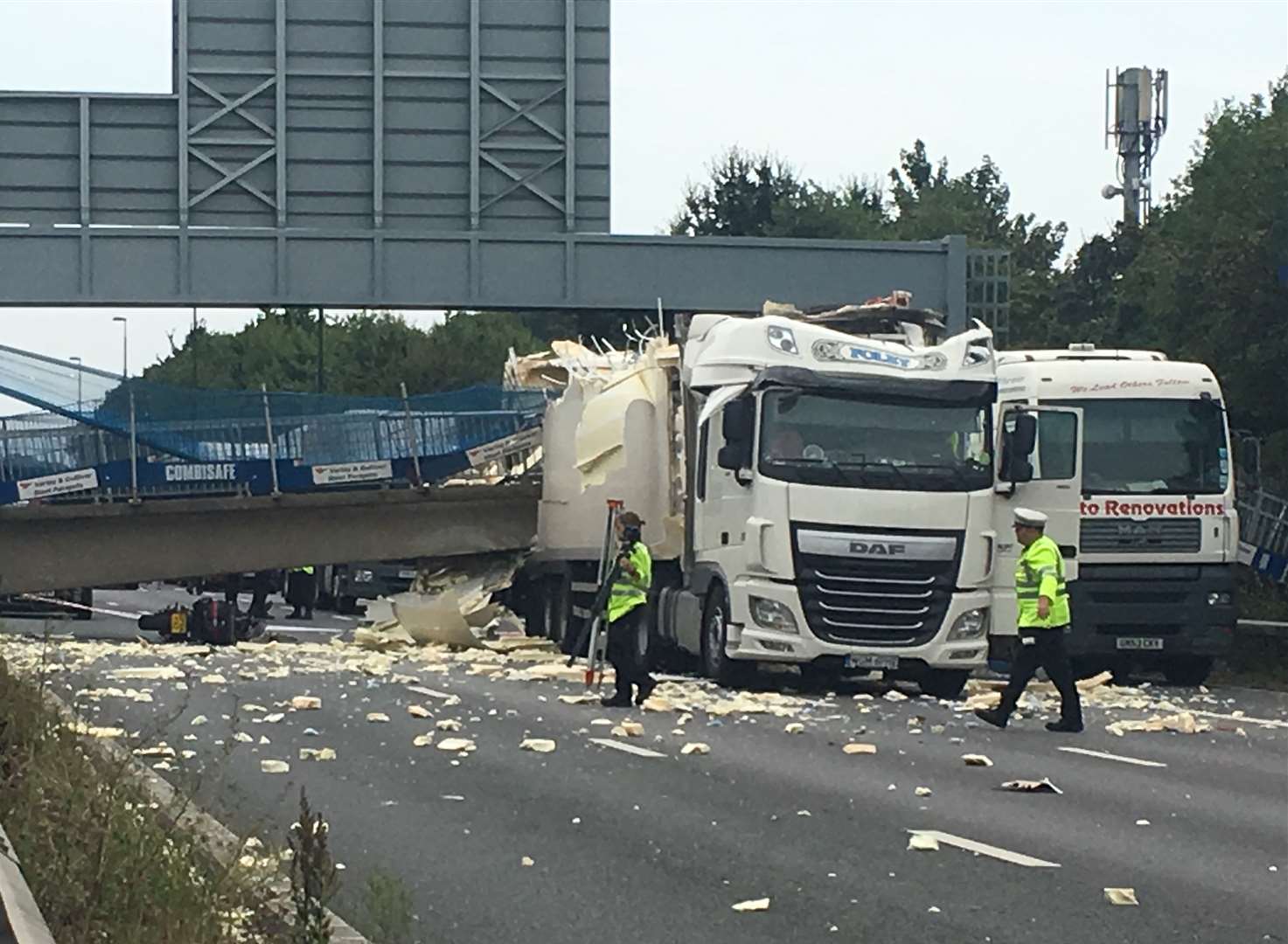 Bridge collapse trucker denies dangerous driving