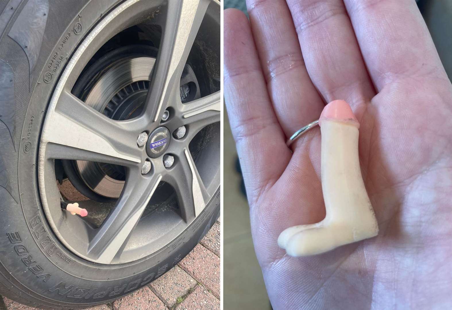 'Who put a penis on my car?'