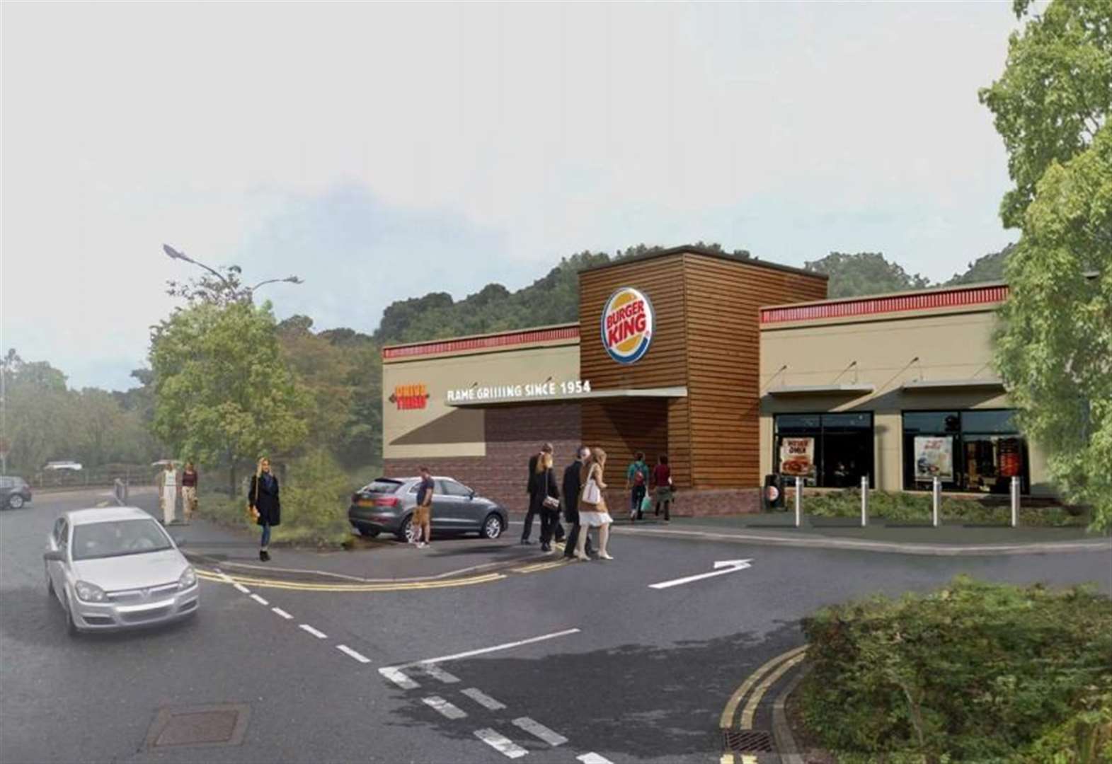 Burger King set to open at out-of-town shopping centre