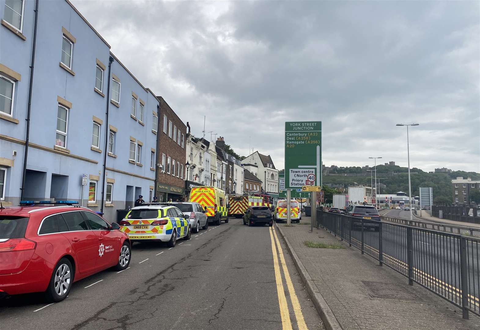 Emergency services called to incident near marina