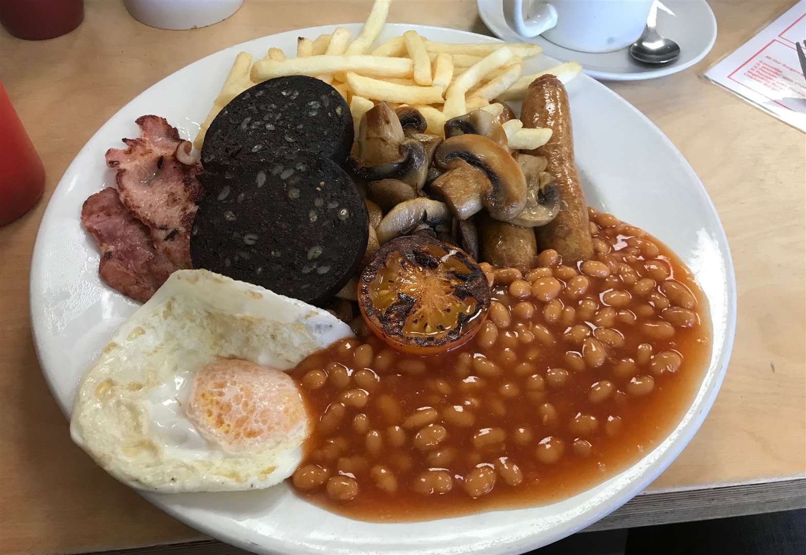 A belly buster of a full English