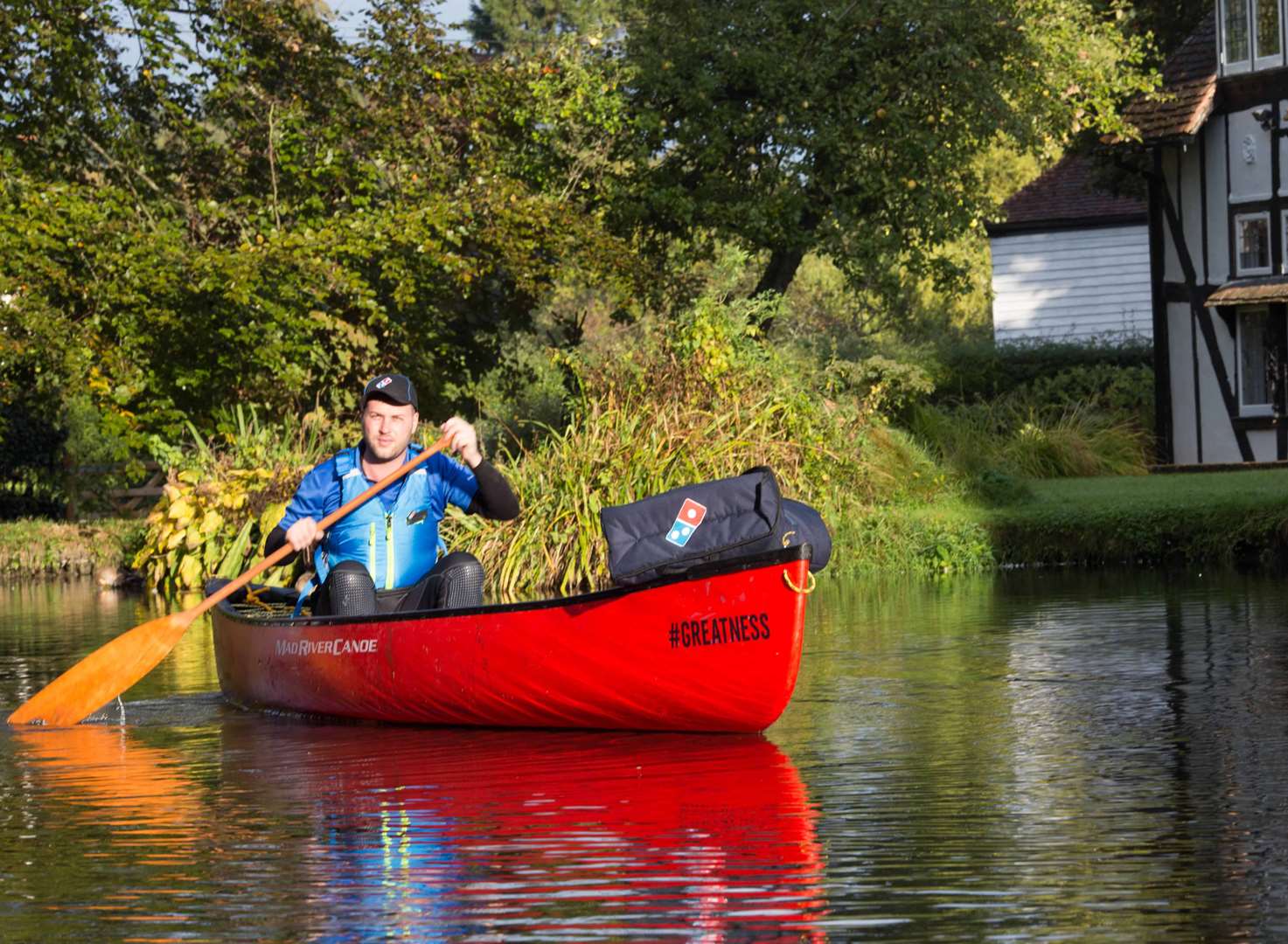 What happened when we tested out pizza delivery by canoe