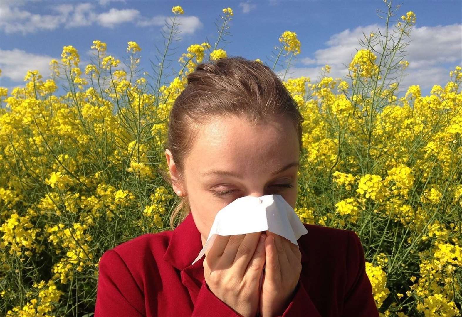 Met Office has 'good news' for hayfever sufferers