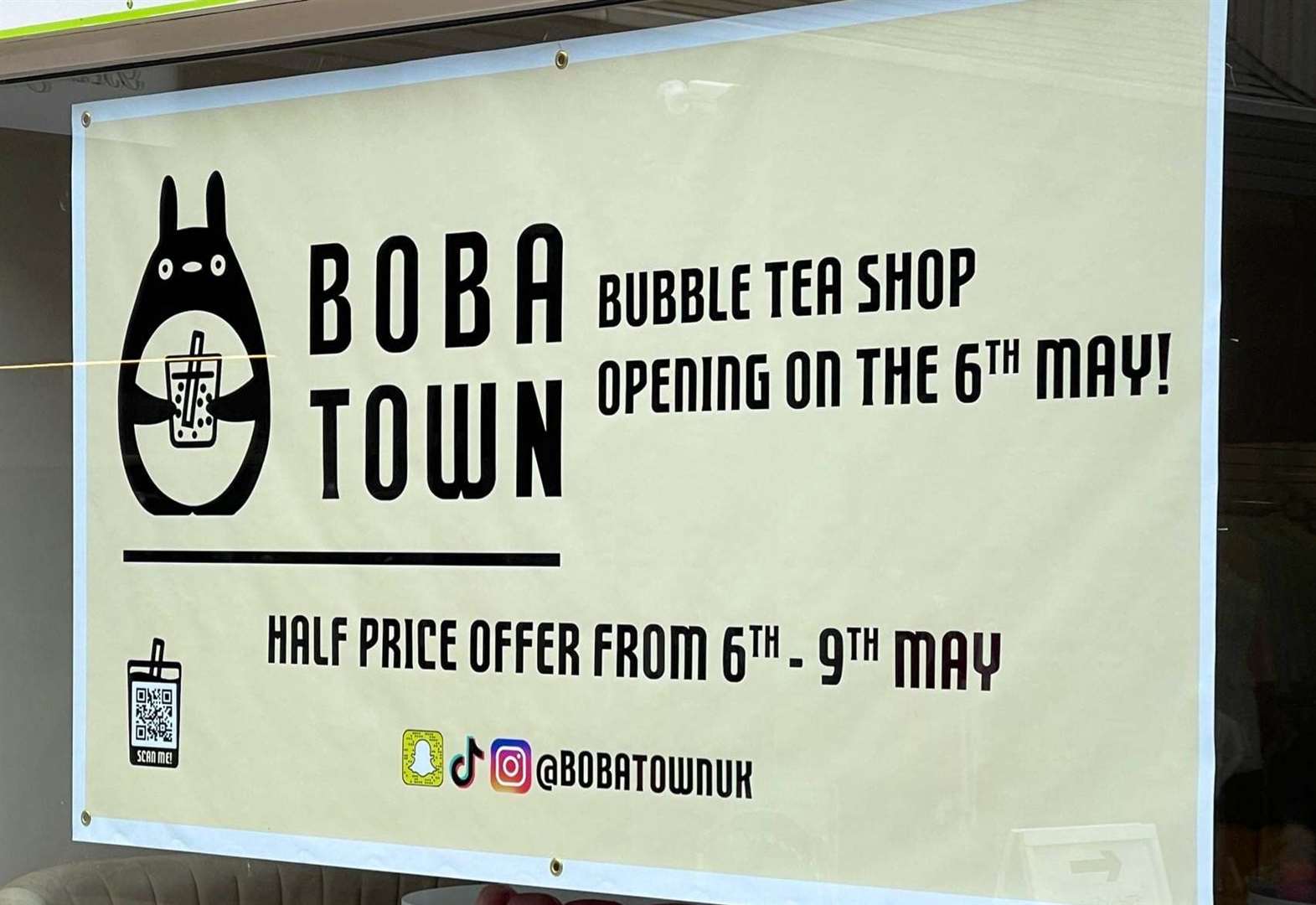 Bubble tea shop coming to town