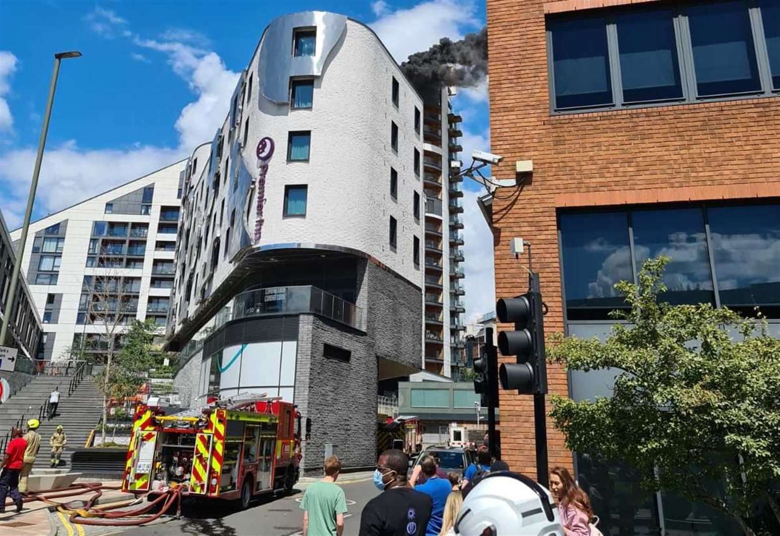 120 evacuated from tower block as 100 firefighters tackle blaze