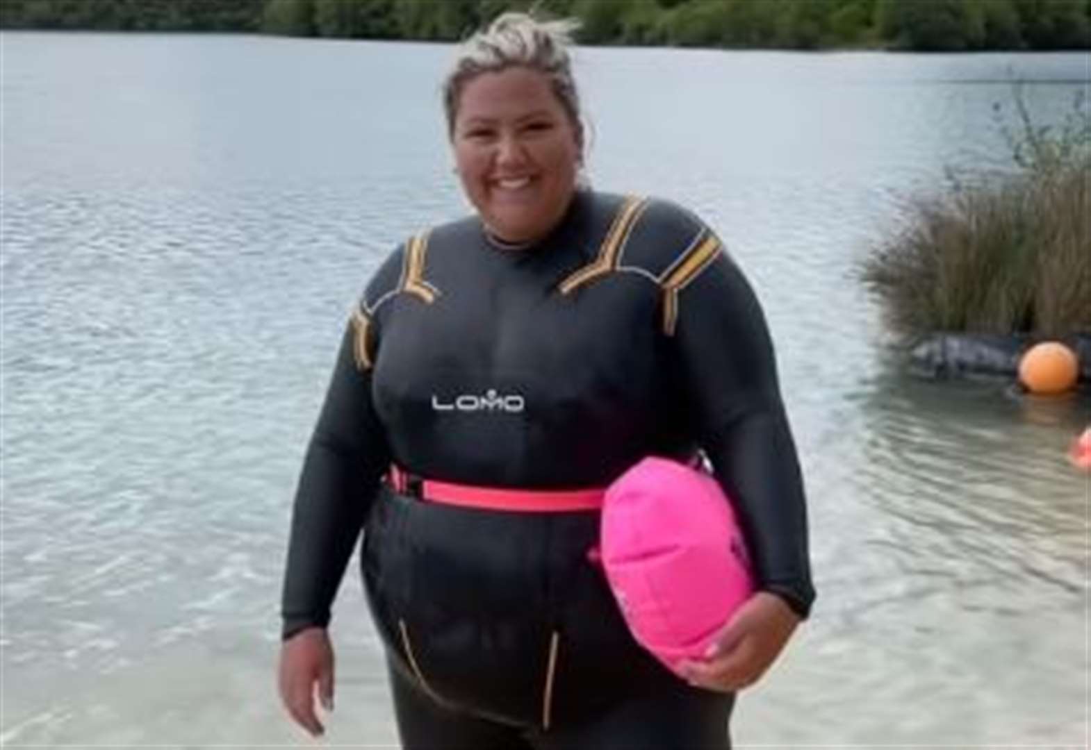 'I had to wear a wetsuit, it was cold...but it was amazing!'