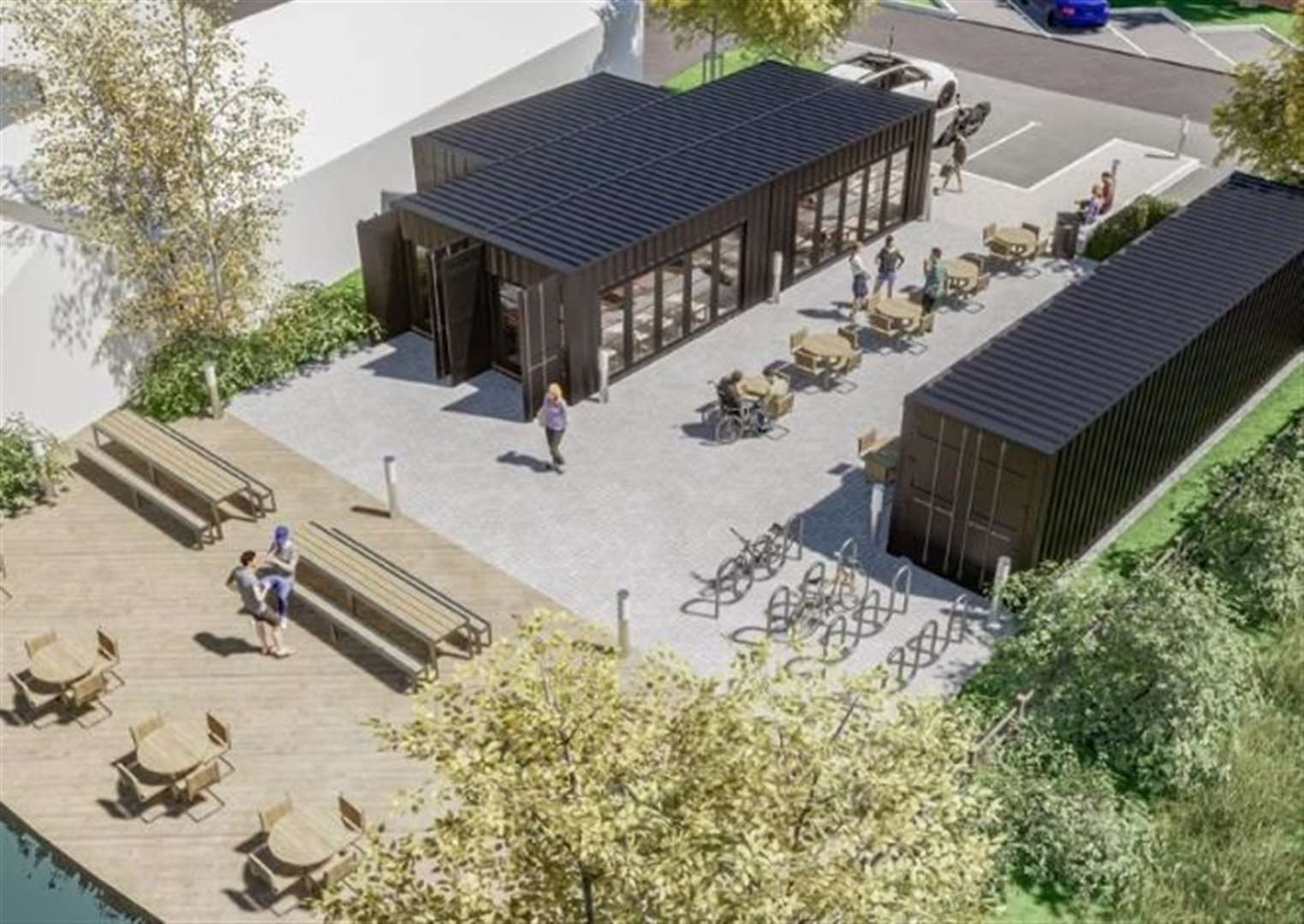 Cycling cafe set to open in summer as work starts