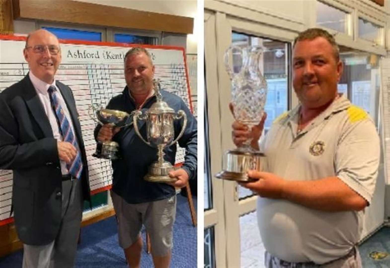 Busy greenkeeper celebrates double success