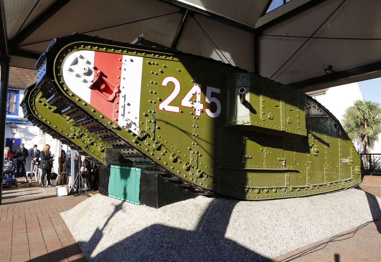 Historic tank is at risk of collapse