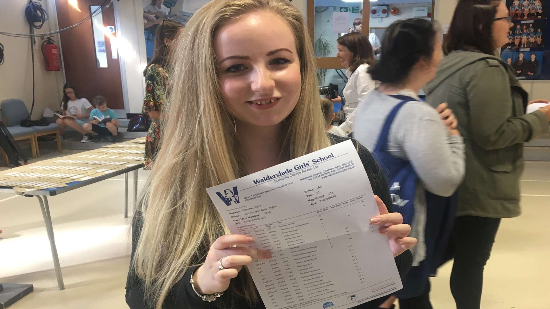 Walderslade pupil Connie Quarrington plans to go into the sixth form and study performing arts
