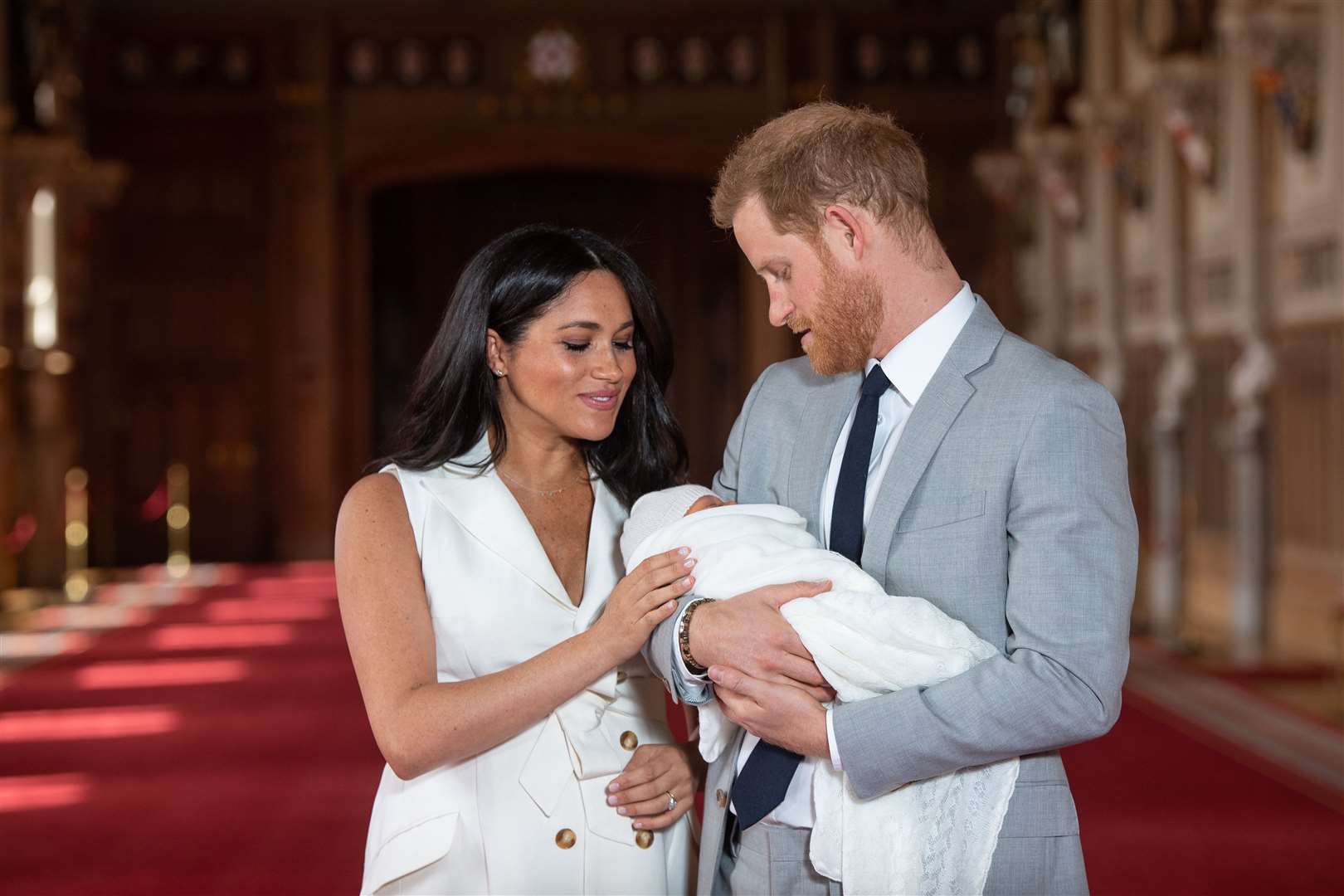 Meghan revealed she felt suicidal when pregnant with son Archie (Dominic Lipinski/PA)