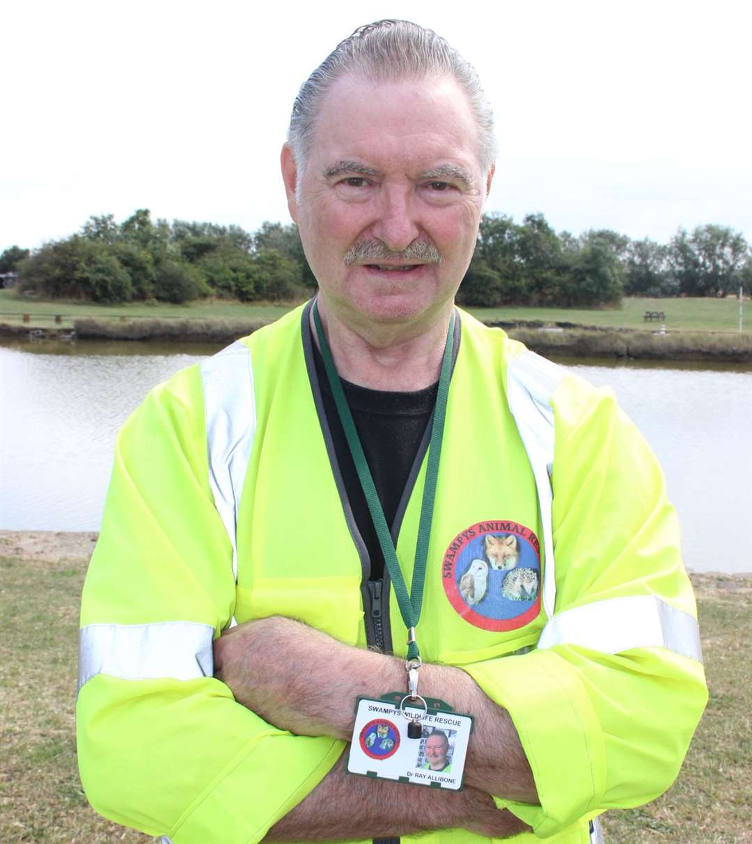 Ray Allibone of Swampys Wildlife Rescue at Barton's Point, Sheerness