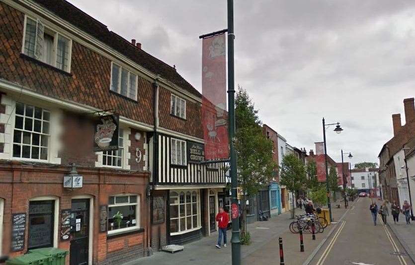 The event is taking place in the King's Mile, Canterbury. Pic: Google Street View