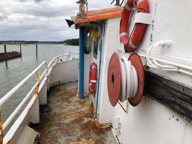 The boat was used on public sailings from Gravesend to Greenwich and beyond