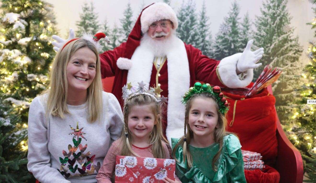 Kids can meet Father Christmas and take part in festive crafts at the Believe grotto. Picture: UMPF