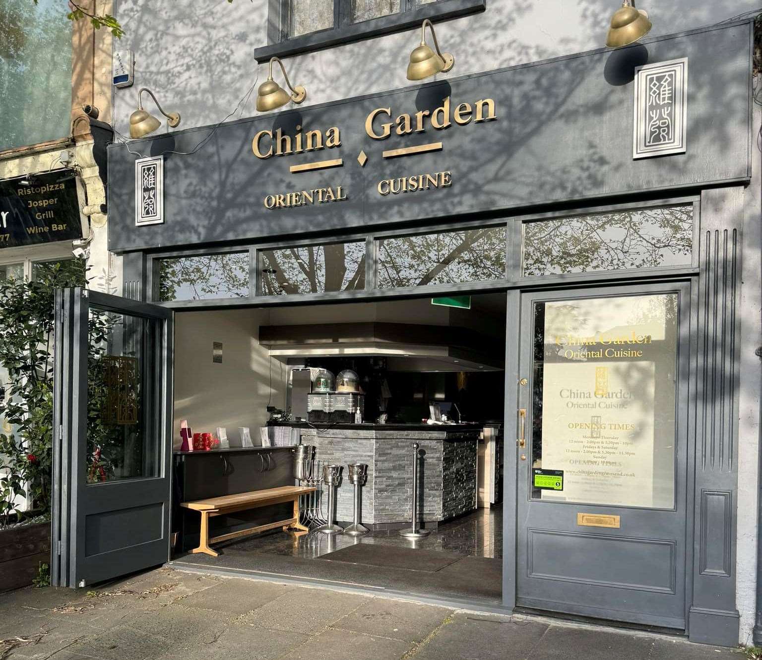 China Garden in Windmill Street, Gravesend has closed. Picture: China Garden