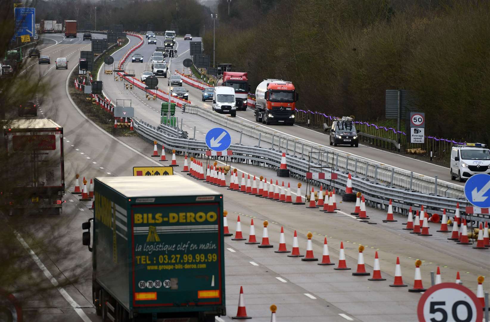 Drivers will have to continue to put up with Operation Brock on the M20. Picture: Barry Goodwin