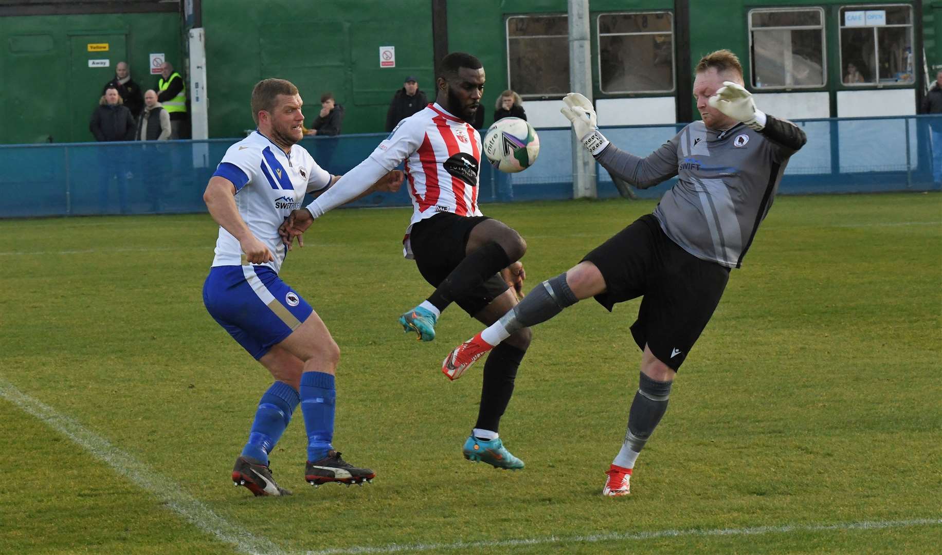 Sheppey United on the attack Picture: Marc Richards
