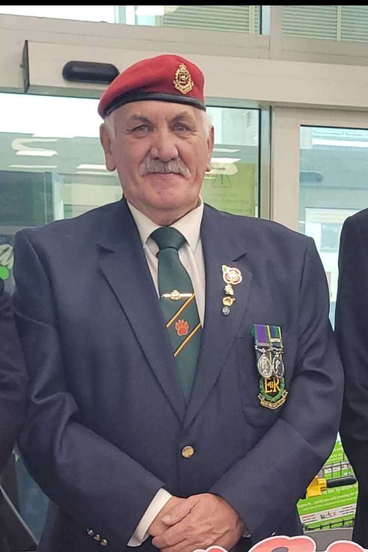 Ex Royal Military Police Michael McGeouch lost a medal pair at Asda, Greenhithe. Photo credit: Darren Riley