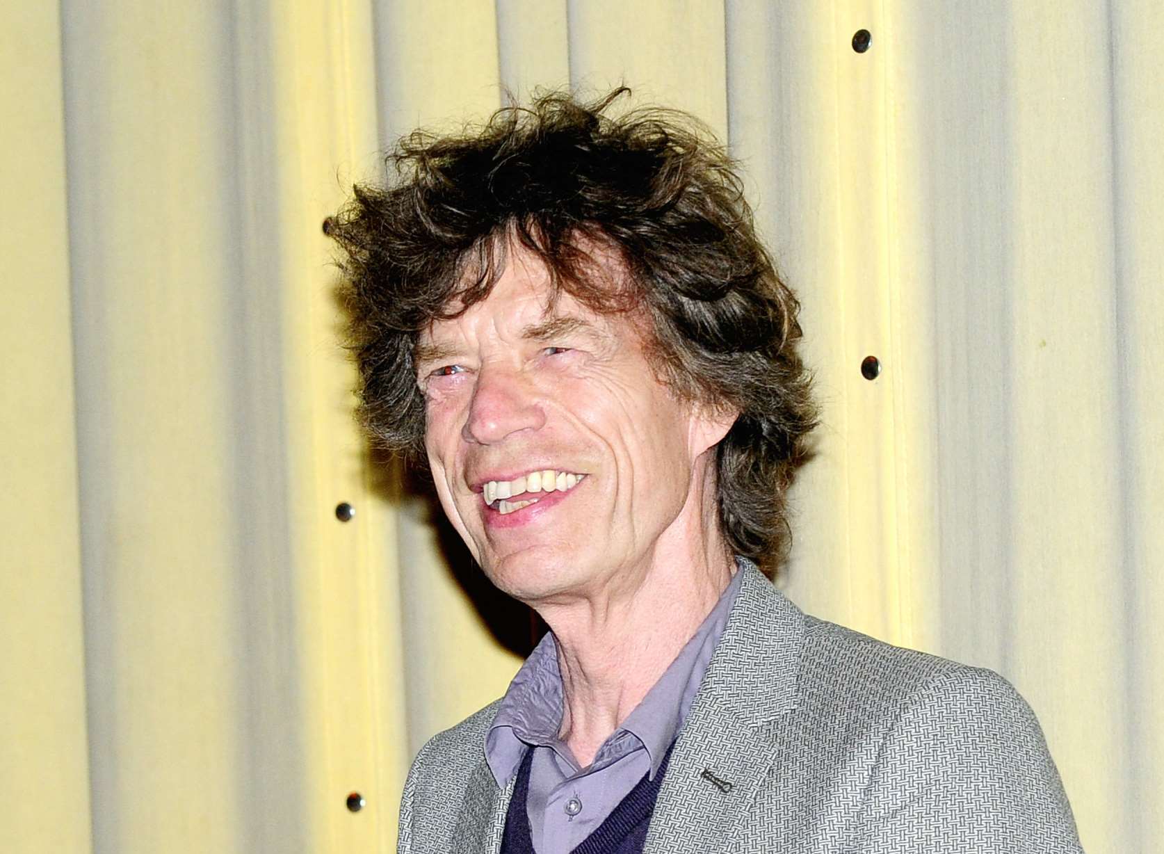 Mick Jagger on a visit back to Dartford