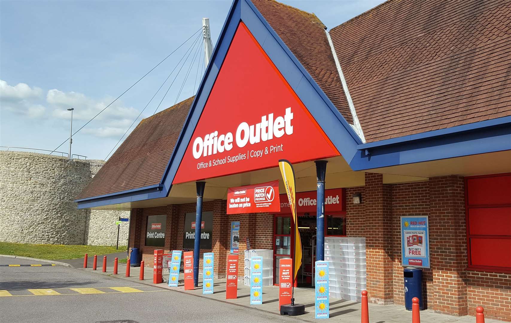 The Office Outlet store in Ashford - previously a Staples