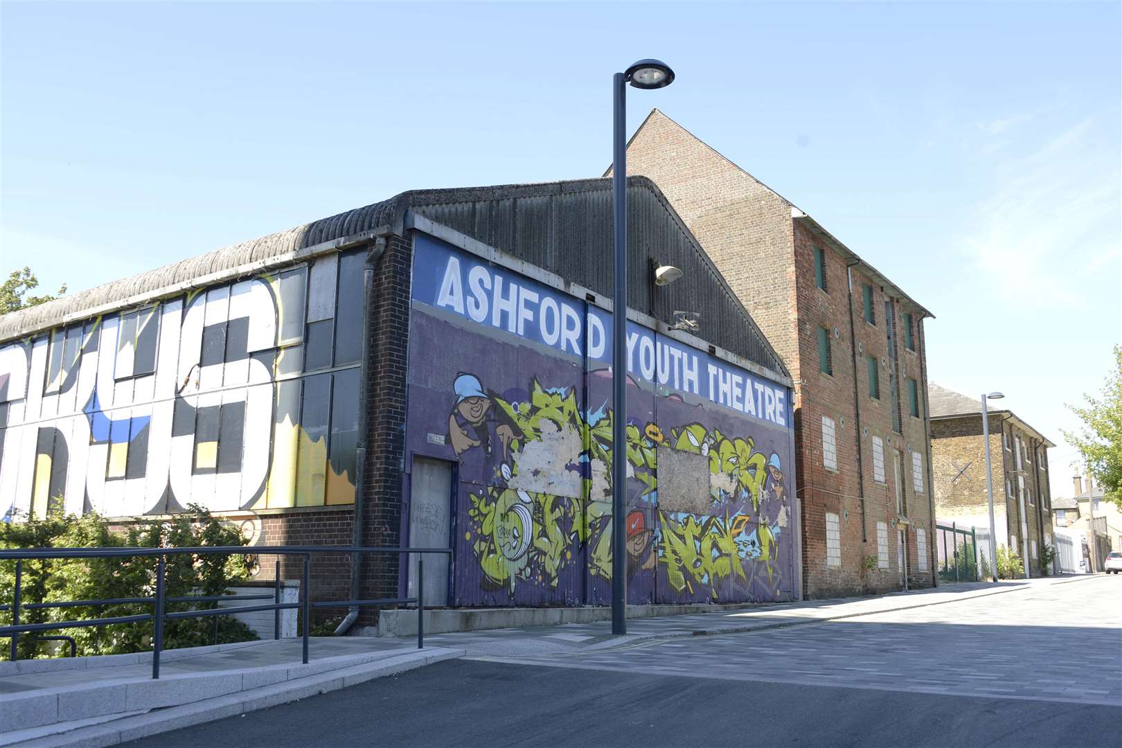 The former Ashford Youth Theatre building is being developed into a new food and drink hall. Picture: Paul Amos