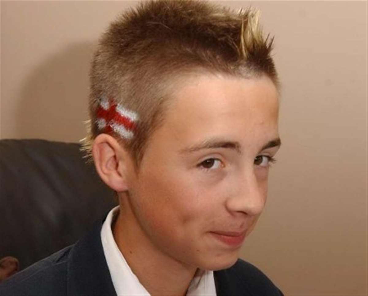 Gavin's England hair-style sparks rumpus at school