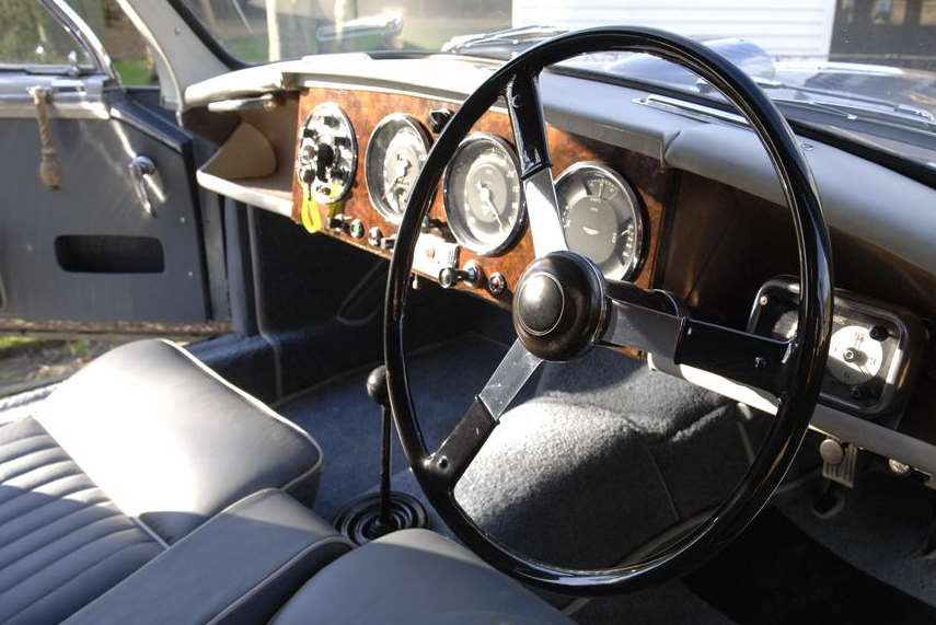 Inside the Aston, which could have inspired Fleming
