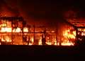 Fire crews tackle major blaze at warehouse