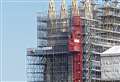 Cathedral scaffolding climb scare