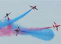 The Red Arrows returns to the Kent coast
