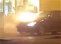 VIDEO: Car fire outside KFC 