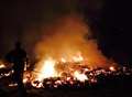 Police probe arson attack as hay bales are destroyed