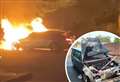 Arson arrest after explosions wake residents as cars torched